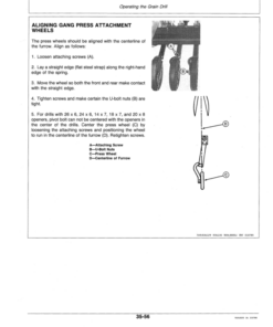 Alternative view of John Deere 8000 Series Grain Drills North America (061877- ) Operator's Manual (OMN200040)