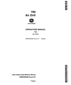 John Deere 780 Air Drill Operator's Manual (OMN200068)