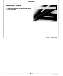 Alternative view of John Deere 1010 Series Field Cultivator (017194-) Operator's Manual (OMN200075)