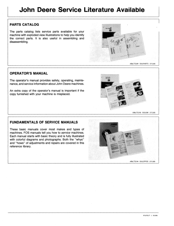 John Deere 8 Mid-Mounted Cultivator Operator's Manual (OMN200081) - Image 2