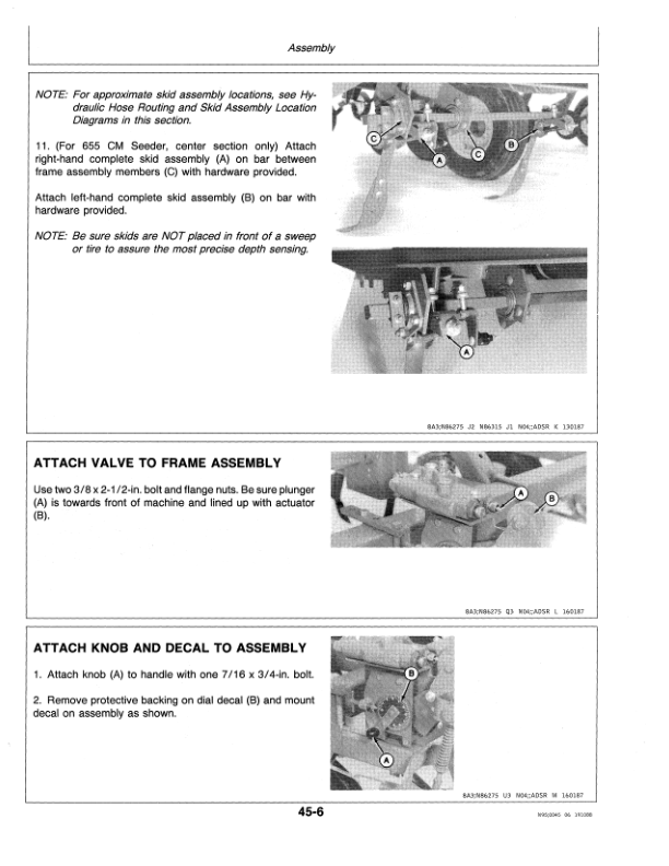 John Deere Automatic Depth Sensing Attachment Operator's Manual (OMN200105) - Image 2