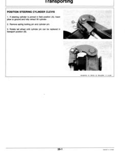 Alternative view of John Deere 2000 Moldboard Plow, Semi-Integral Operator's Manual (OMN200112)