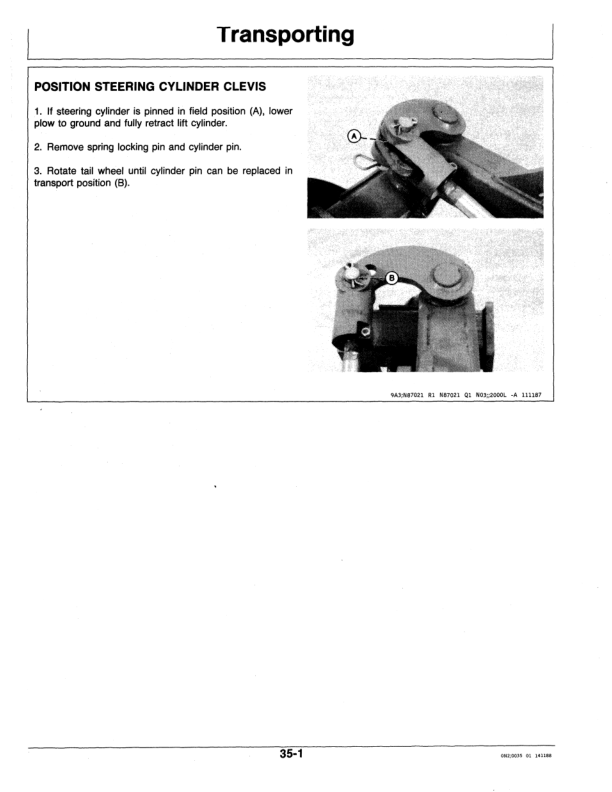 John Deere 2000 Moldboard Plow, Semi-Integral Operator's Manual (OMN200112) - Image 2