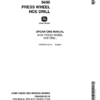 John Deere ( -003667 )9400 Press Wheel Hoe Drill Operator's Manual (OMN200122)