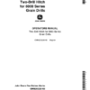 John Deere Two-Drill Hitch Operator's Manual (OMN200228)