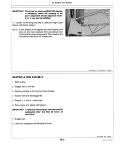 Alternative view of John Deere 9950 Cotton Picker Operator's Manual (OMN200242)