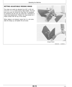 Alternative view of John Deere 885 Folding Row-Crop Cultivator (001152 - ) Operator's Manual (OMN200247)
