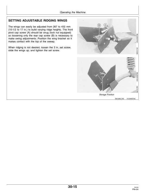 John Deere 885 Folding Row-Crop Cultivator (001152 - ) Operator's Manual (OMN200247) - Image 2