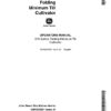 John Deere 875 Series Folding Min-Till Cultivator Operator's Manual (OMN200251)