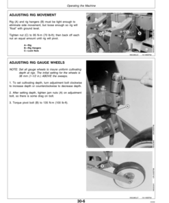 Alternative view of John Deere 885 Rigid Row-Crop Cultivator (001152 - ) Operator's Manual (OMN200278)