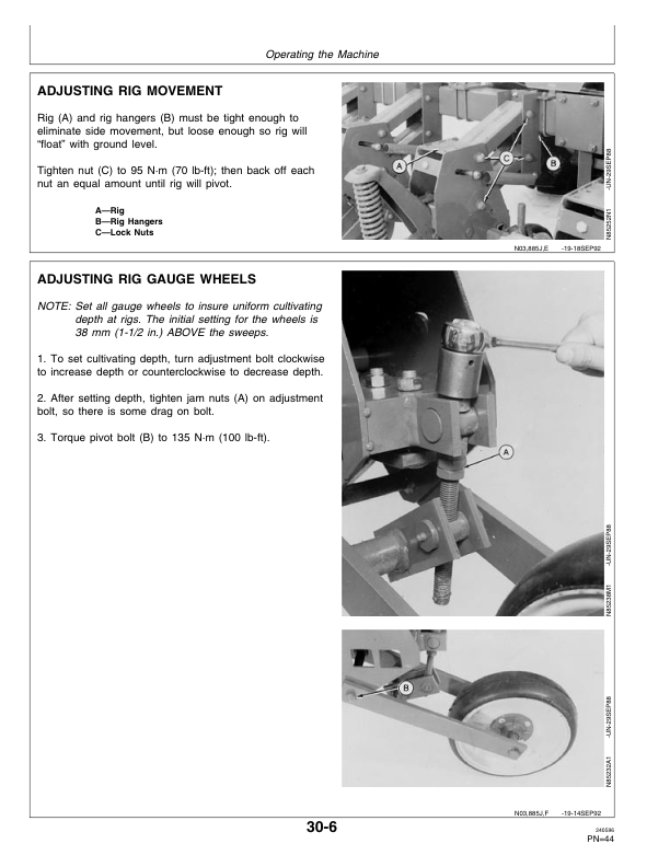 John Deere 885 Rigid Row-Crop Cultivator (001152 - ) Operator's Manual (OMN200278) - Image 2