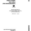 John Deere (003668- ) 9400 Press Wheel Hoe Drill Operator's Manual (OMN200296)