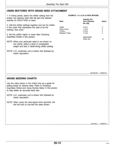 Alternative view of John Deere (003668- ) 9400 Press Wheel Hoe Drill Operator's Manual (OMN200296)
