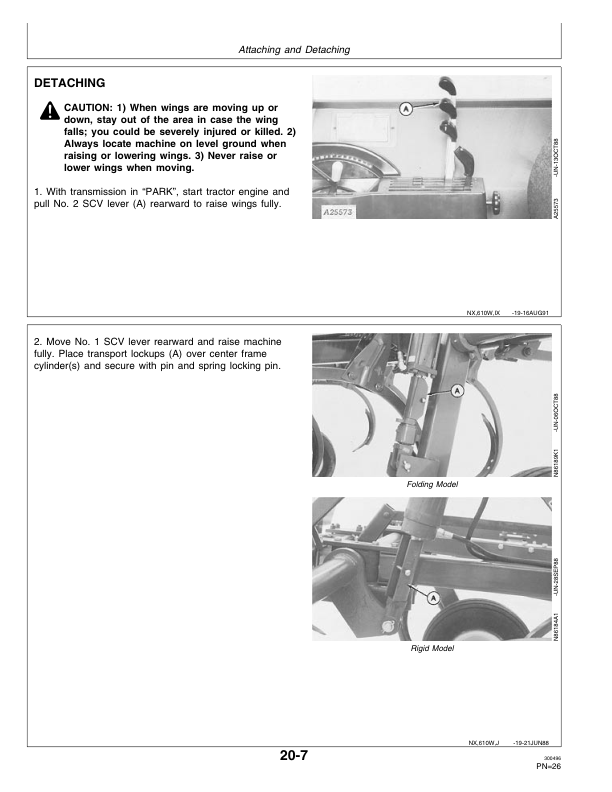 John Deere 610 Drawn Chisel Plow Operator's Manual (OMN200322) - Image 2