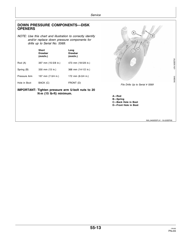 John Deere 9400 Press Wheel Disk Drill (004593-) Operator's Manual (OMN200327) - Image 2
