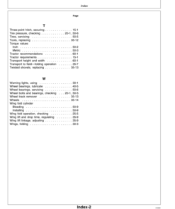 Alternative view of John Deere 1650 Series Drawn Chisel Plow Operator's Manual (OMN200328)