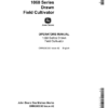 John Deere 1060 Series Field Cultivator Operator's Manual (OMN200330)