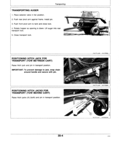 Alternative view of John Deere 777 Air Seeding System Operator's Manual (OMN200346)