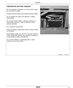 Alternative view of John Deere 9965 Cotton Picker Operator's Manual (OMN200351)