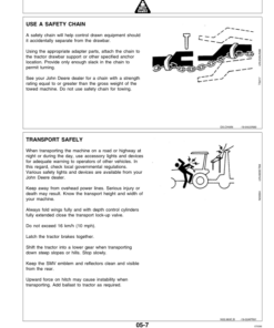 Alternative view of John Deere 960 Series Drawn Field Cultivators (016783 -) Operator's Manual (OMN200357)