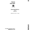 John Deere 730 Air Disk Drill (000000-705100) (North American) Operator's Manual (OMN200400)