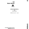 John Deere 550 Mulch Master Operator's Manual (OMN200403)