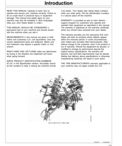 Alternative view of John Deere 550 Mulch Master Operator's Manual (OMN200403)