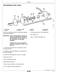 Alternative view of John Deere 635 Disk Operator's Manual (OMN200405)