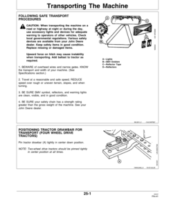 Alternative view of John Deere 650 Disk Operator's Manual (OMN200407)