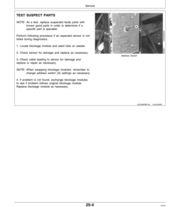 Alternative view of John Deere 787 Blockage Monitor Operator's Manual (OMN200476)
