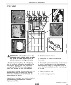 Alternative view of John Deere 9970 Cotton Picker ( -004000) Operator's Manual (OMN200528)