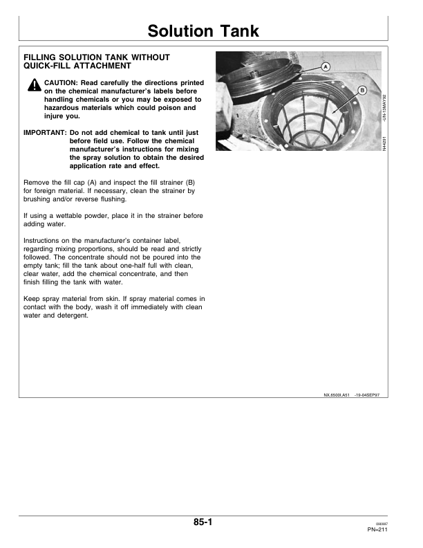 John Deere 6500, 6600 Self-Propelled Sprayers Operator's Manual (OMN200552) - Image 2
