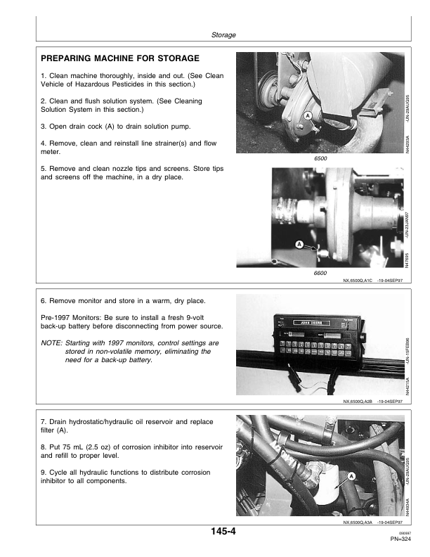 John Deere 6500, 6600 Self-Propelled Sprayers Operator's Manual (OMN200552) - Image 3