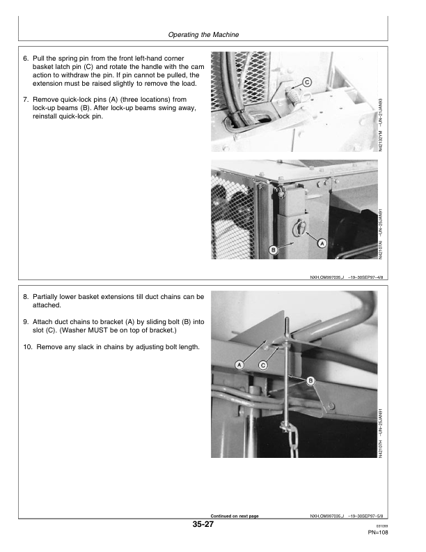 John Deere 9970 Cotton Picker (004001-) Operator's Manual (OMN200728) - Image 2