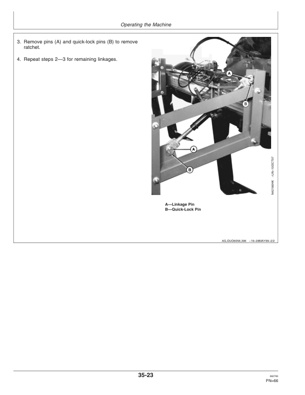 John Deere 955 Row Crop Ripper Operator's Manual (OMN200752) - Image 3