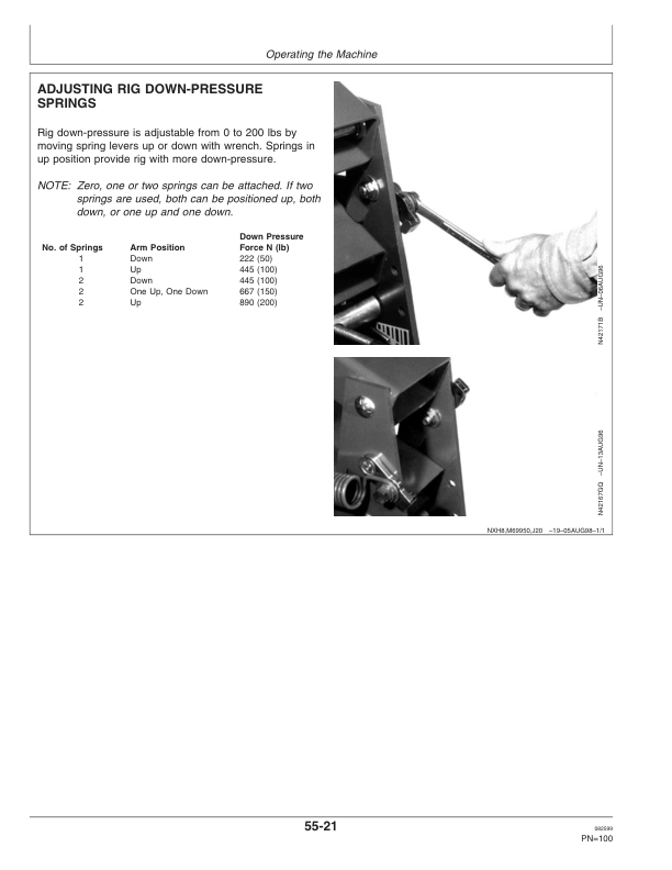 John Deere 856 Series Rear Mounted Row Crop Cultivator Operator's Manual (OMN200787) - Image 2