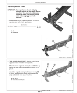 Alternative view of John Deere 2200 Field Cultivator Operator's Manual (OMN200805)