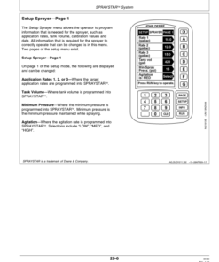 Alternative view of John Deere 6700 Self-Propelled Sprayer ( -006000) Operator's Manual (OMN200815)