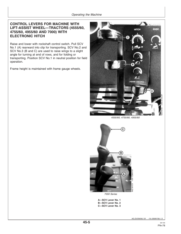 John Deere 886 Series Rear Mounted Row-Crop Cultivator Operator's Manual (OMN200819) - Image 3