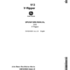 John Deere 913 V-Ripper North America Operator's Manual (OMN200835)