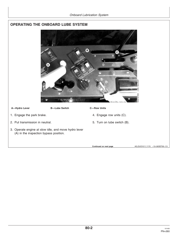 John Deere 9970 Cotton Picker (006001- ) Operator's Manual (OMN200856) - Image 3