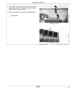 Alternative view of John Deere 985 Series Drawn Field Cultivator Operator's Manual (OMN200868)