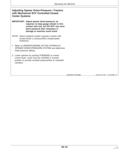 Alternative view of John Deere 1560 & 1565 Grain Drills North America Operator's Manual (OMN200998)