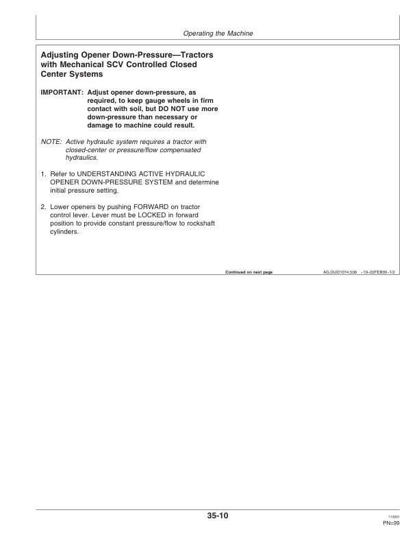 John Deere 1560 & 1565 Grain Drills North America Operator's Manual (OMN200998) - Image 2
