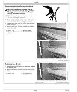 Alternative view of John Deere 7460 Cotton Strippers North America (028001-029000) Operator's Manual (OMN223783)