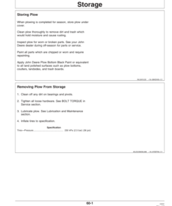 Alternative view of John Deere 2810 Semi-Integral Moldboard Plows Operator's Manual (OMN300052)