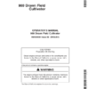 John Deere 980 Series Drawn Field Cultivator Operator's Manual (OMN300064)