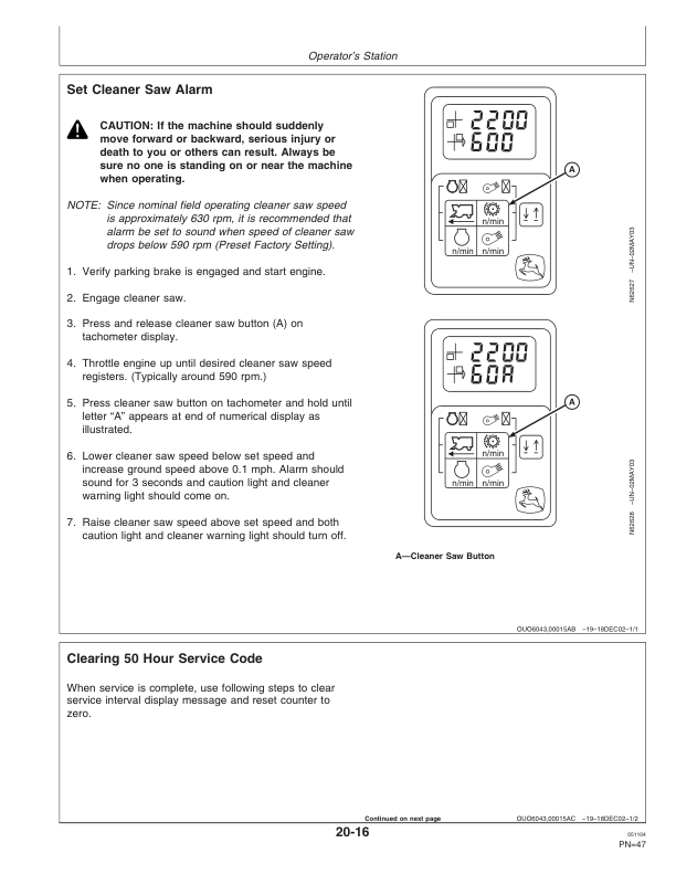 John Deere 7460 Cotton Strippers North America (016001-018000) Operator's Manual (OMN300065) - Image 4