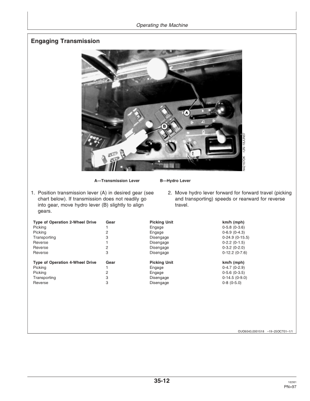 John Deere 9970 Cotton Picker (012001-) Operator's Manual (OMN300069) - Image 4