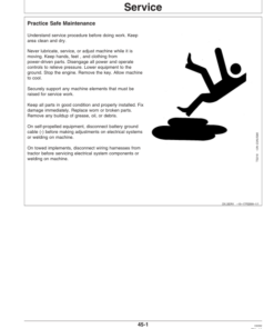 Alternative view of John Deere Two-Drill Hitch for 450 Series Grain Drills Operator's Manual (OMN300144)